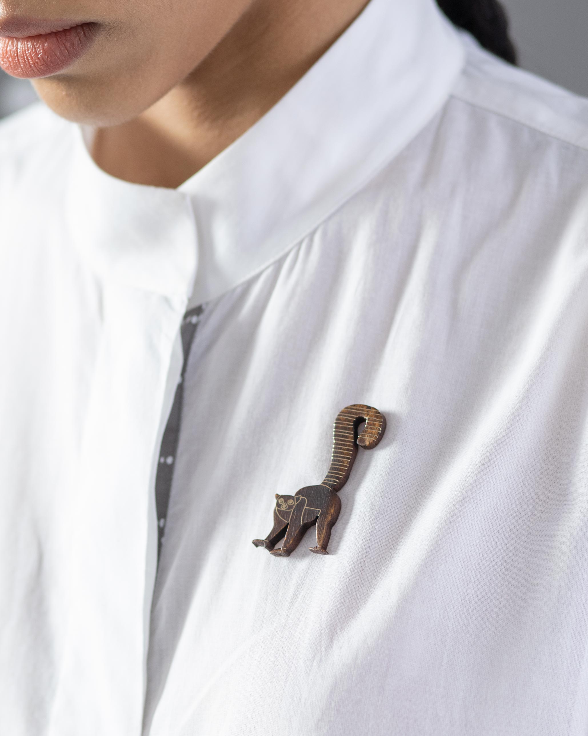 Lemur Magnet Brooch