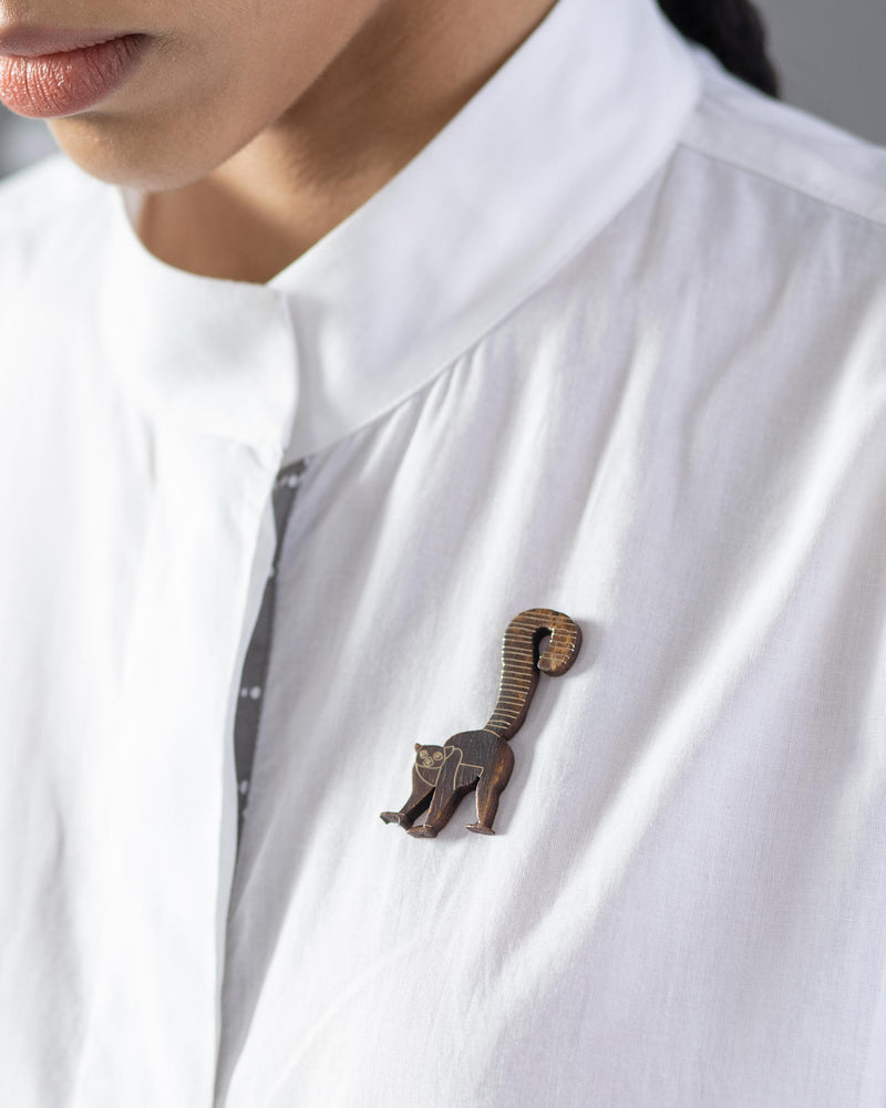 Lemur Magnet Brooch