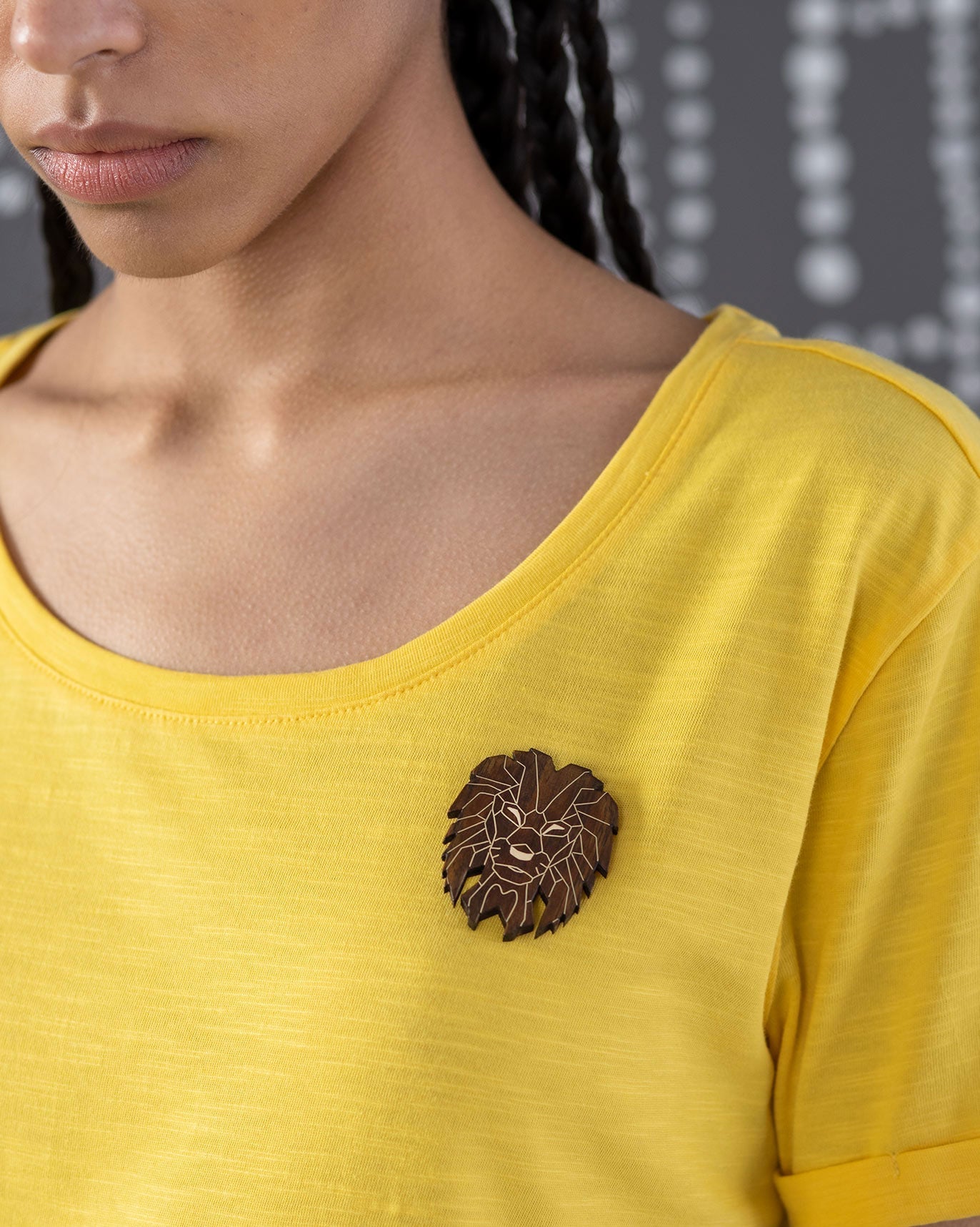 Lion Magnet Brooch