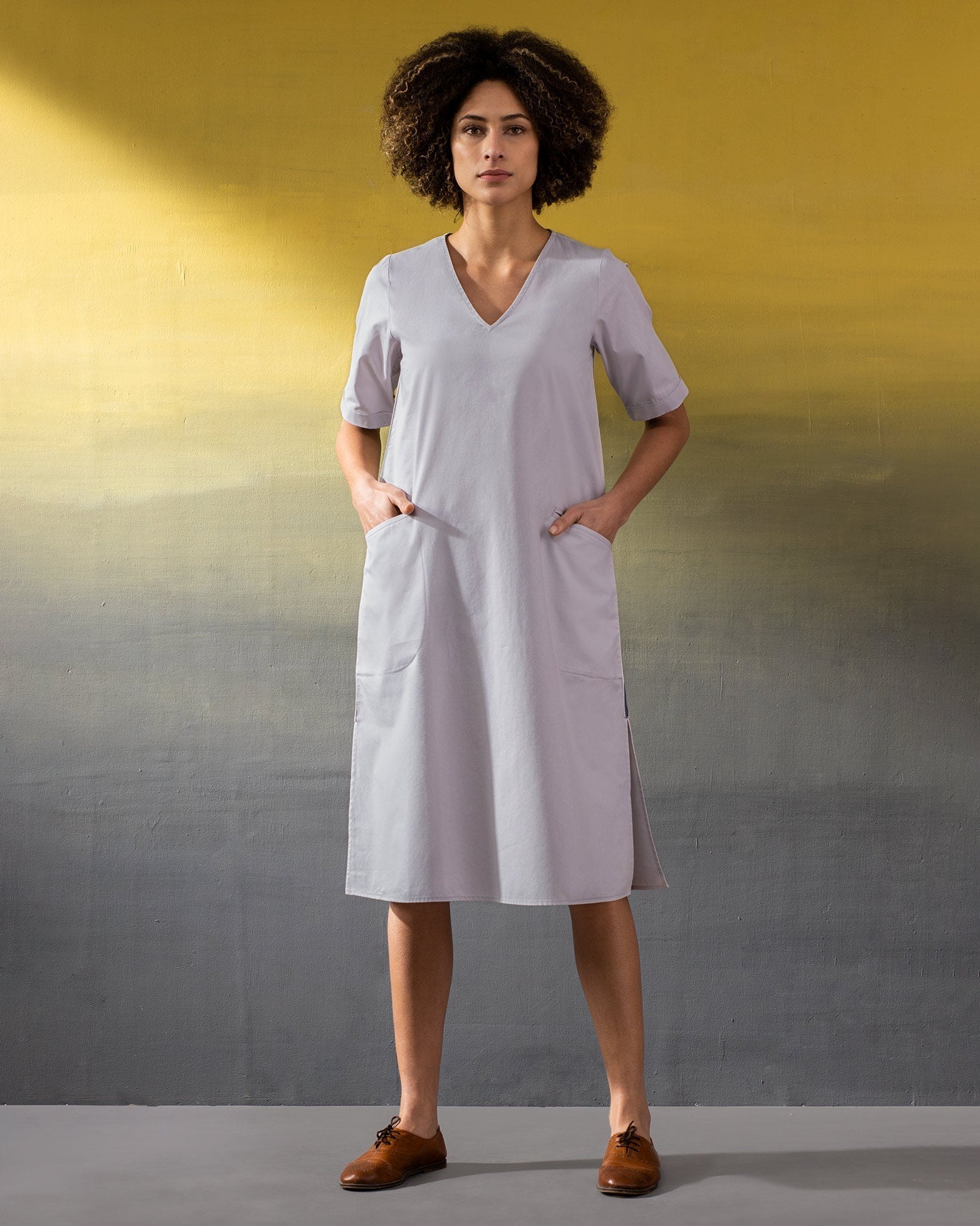 Camper Dress - Soft Grey