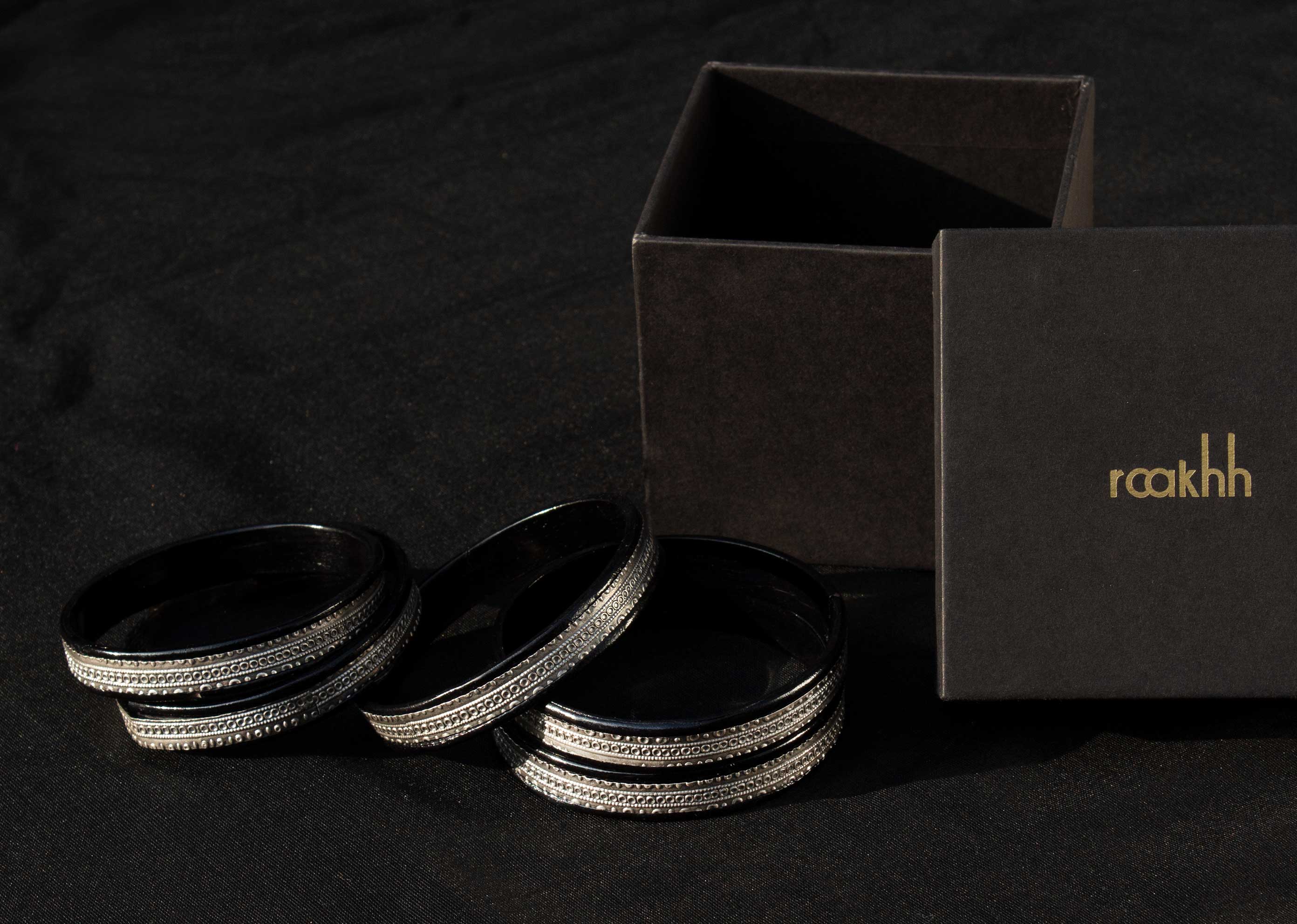 Raakh Lac Bangles (Set of 5)