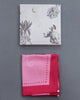 Abstract Leaf Scarf - Pink