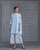Back Tab Kurta - Blue