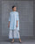 Back Tab Kurta - Blue
