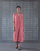 Front Open Kurta - Red