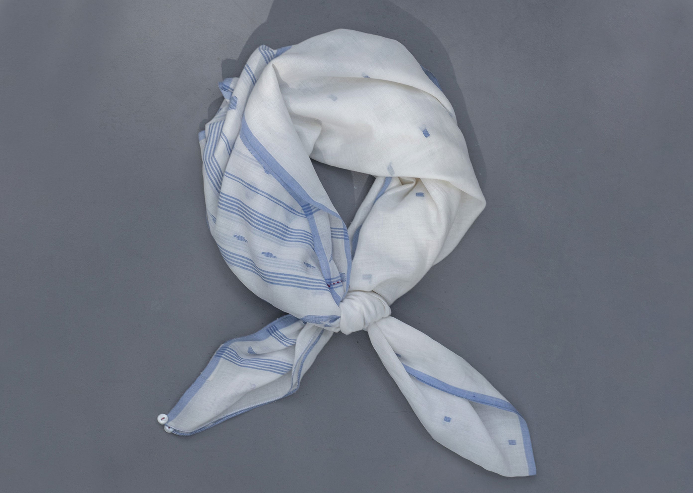 Jamdhani Scarf - Ivory