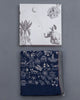 Kantha Stitch Scarf - Blue