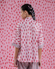 Band Collar Top - Pink