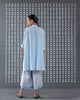 Back Tab Kurta - Blue