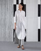 Musafir Long Length Kurta - White