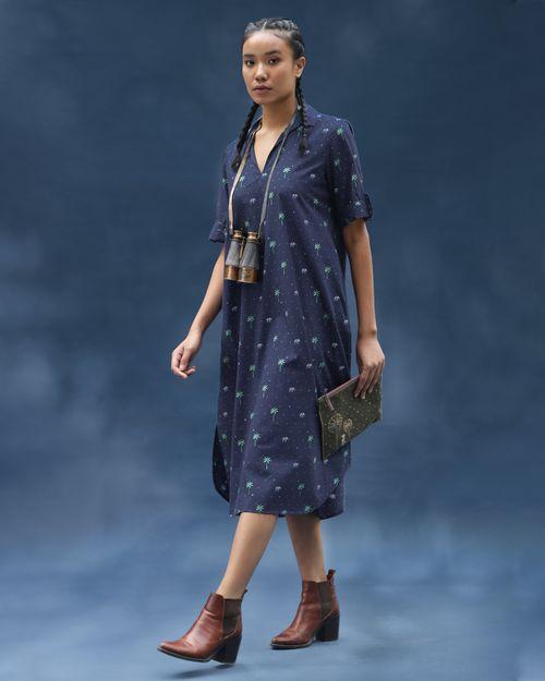Journey Dress - Navy