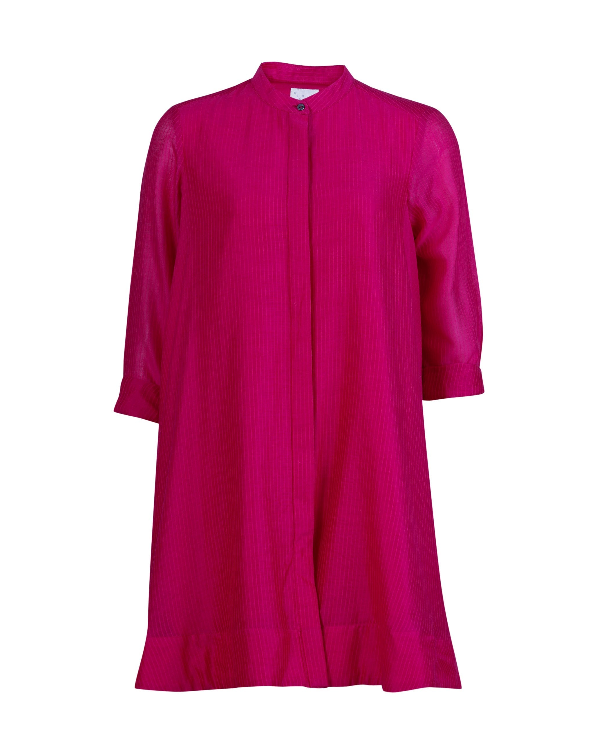 Back Gathered Top - Pink