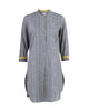 Basic Mid-Length Kurta - Grey