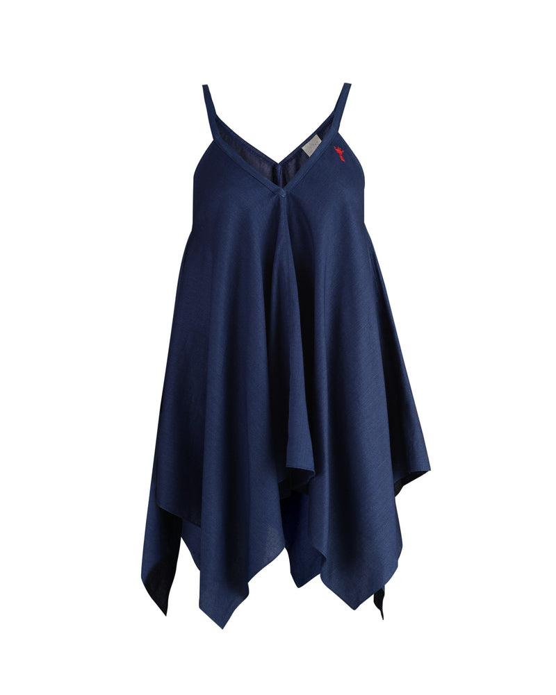 Handkerchief Top - Indigo