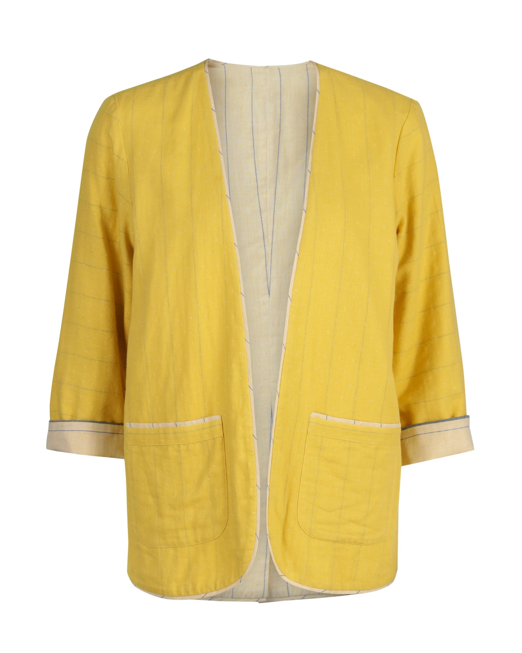 North Star Reversible Jacket - Yellow & White