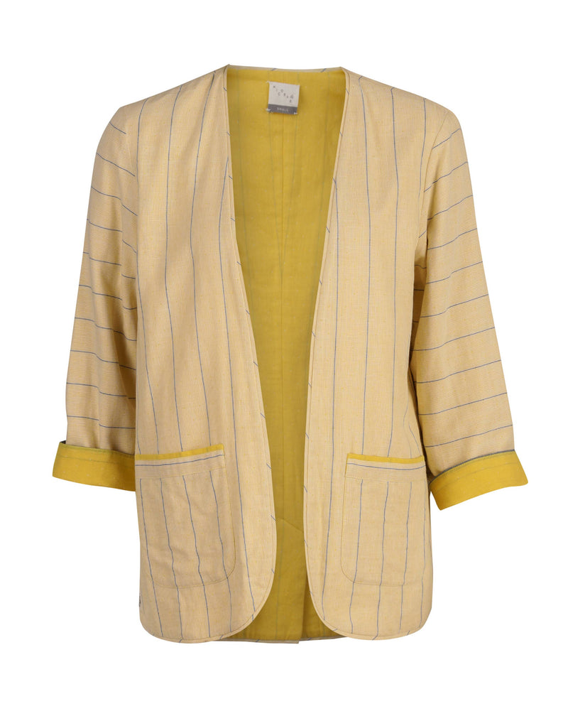 North Star Reversible Jacket - Yellow & White