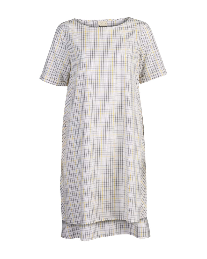 Highland Top - Charcoal & Yellow