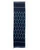 Geometric Indigo Scarf