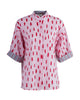 Band Collar Top - Pink