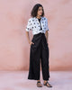 Front Knot Jumpsuit - Black