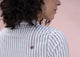 Mid-Length Stripe Kurta - Grey