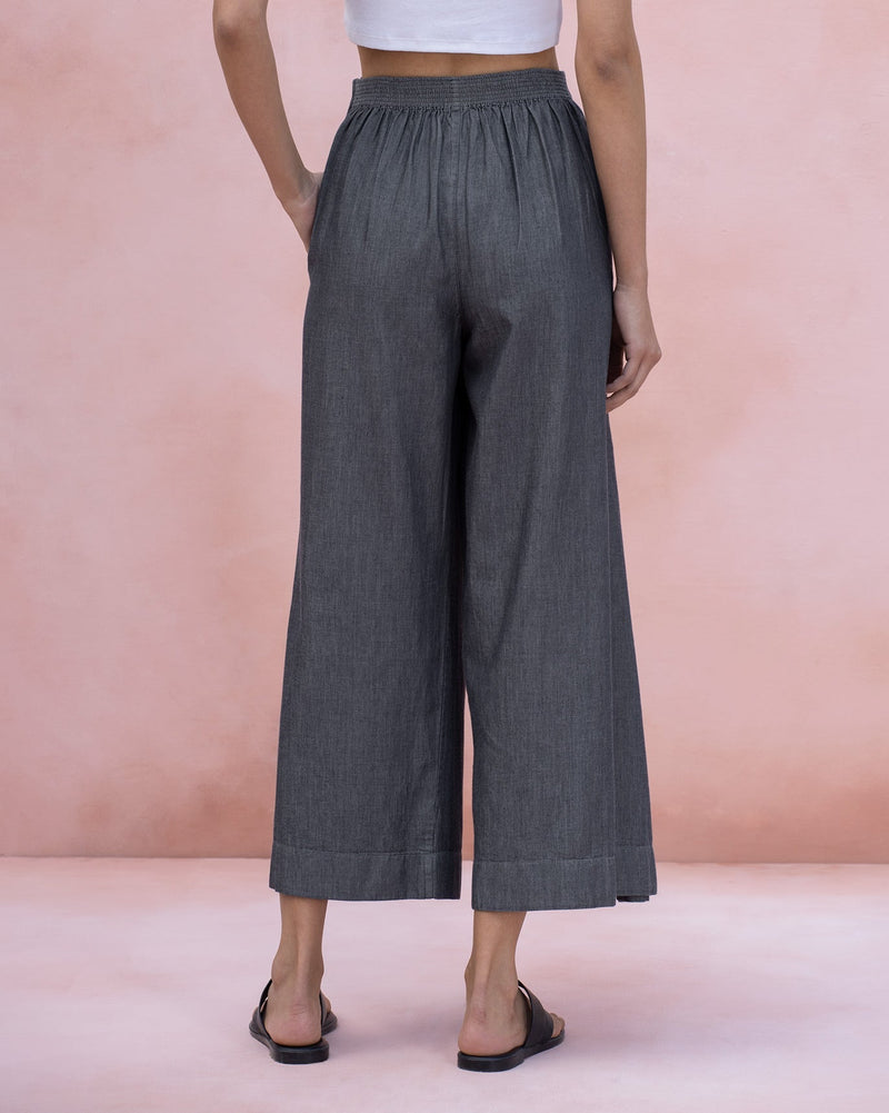 Overlap Pants - Grey