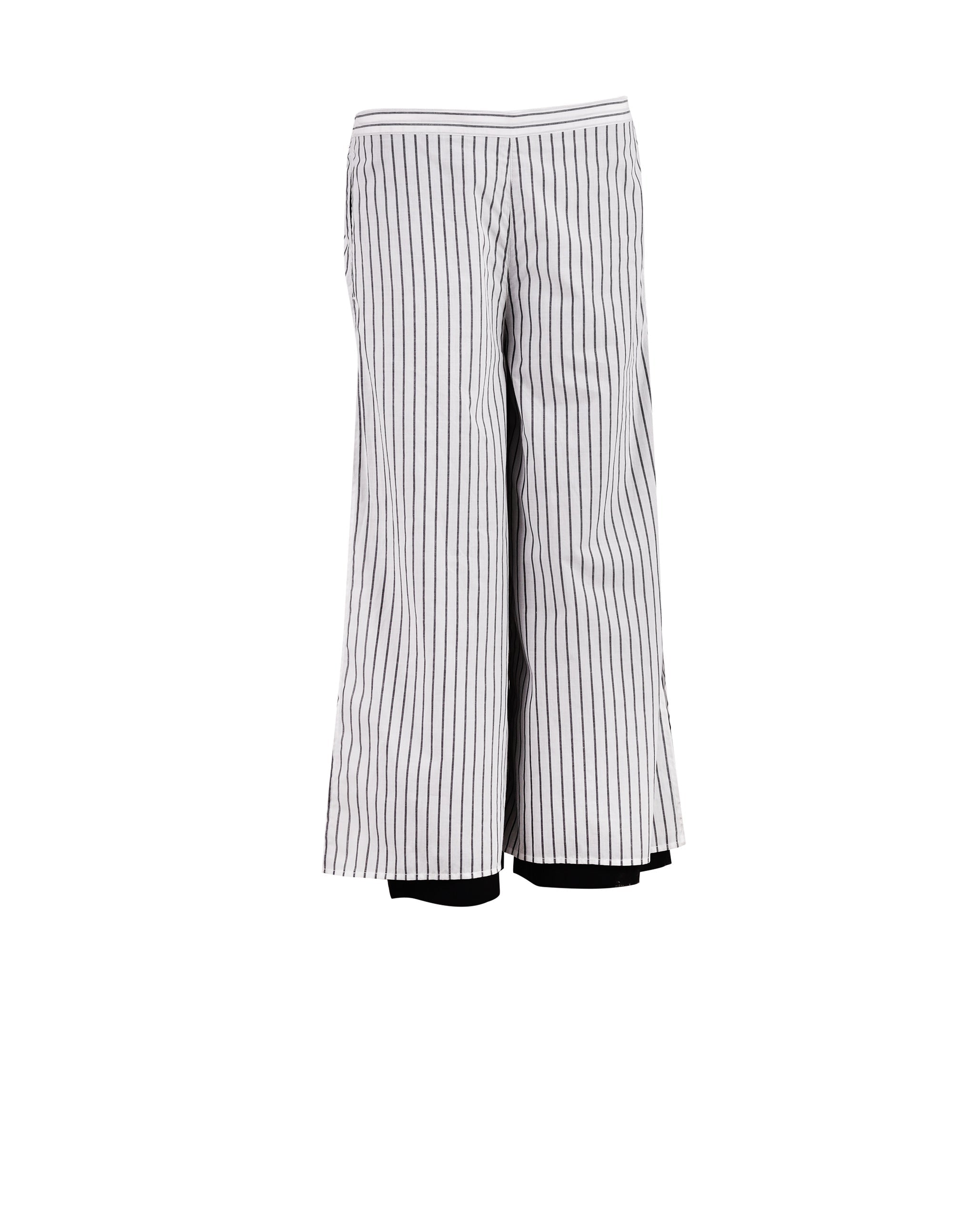 Marshmallow Stripe Pants - Grey