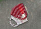 Little Stripey Mask Set - Red & Grey