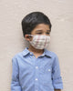 Little Stripey Mask Set - Red & Grey