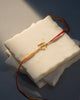 Alphabet S Rakhi - Saffron