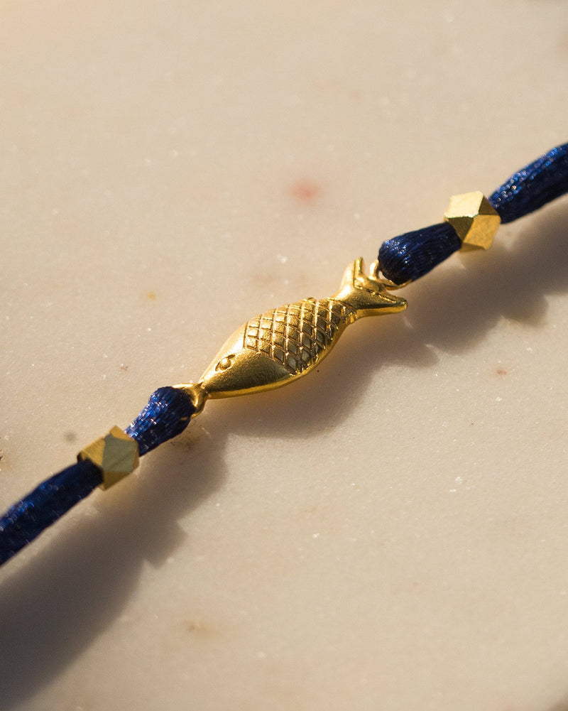 Fish Rakhi - Gold