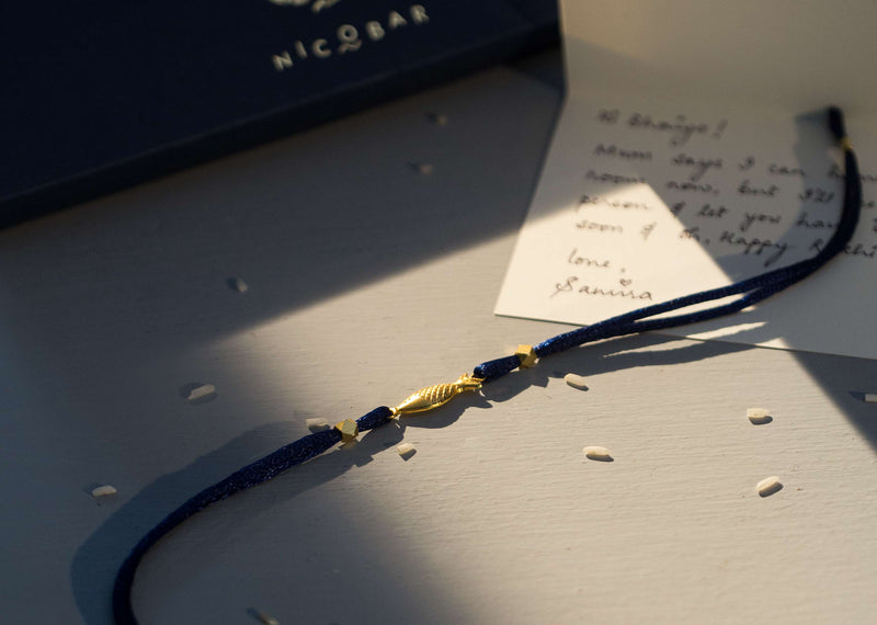 Fish Rakhi - Gold
