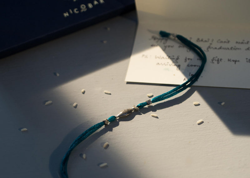 Fish Rakhi - Silver