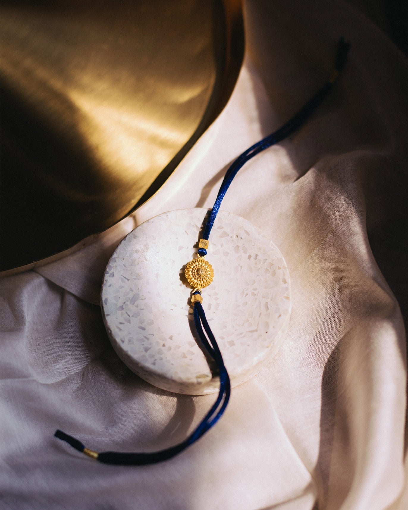 Mandala Rakhi - Gold