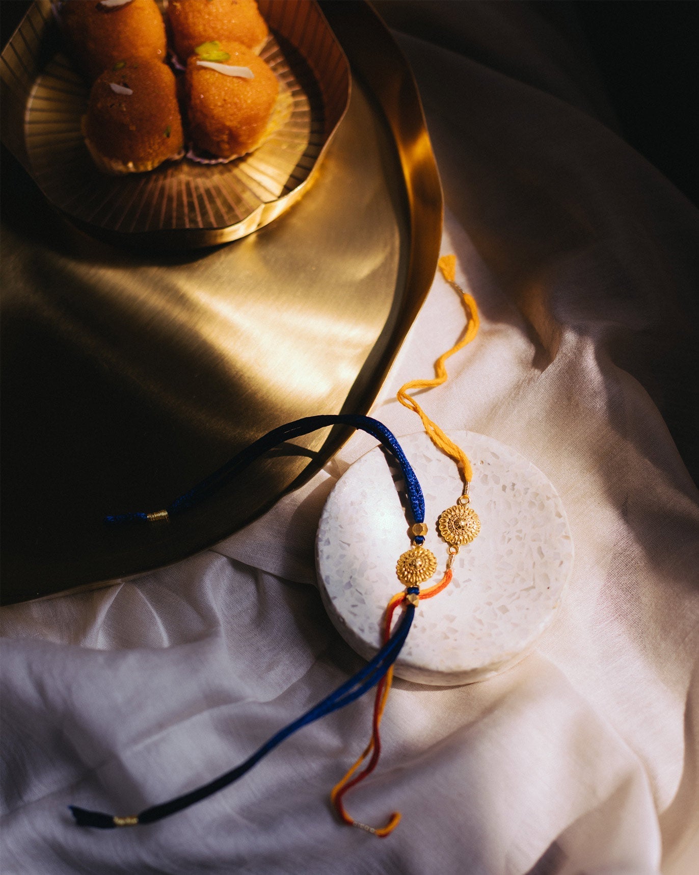 Mandala Rakhi - Gold
