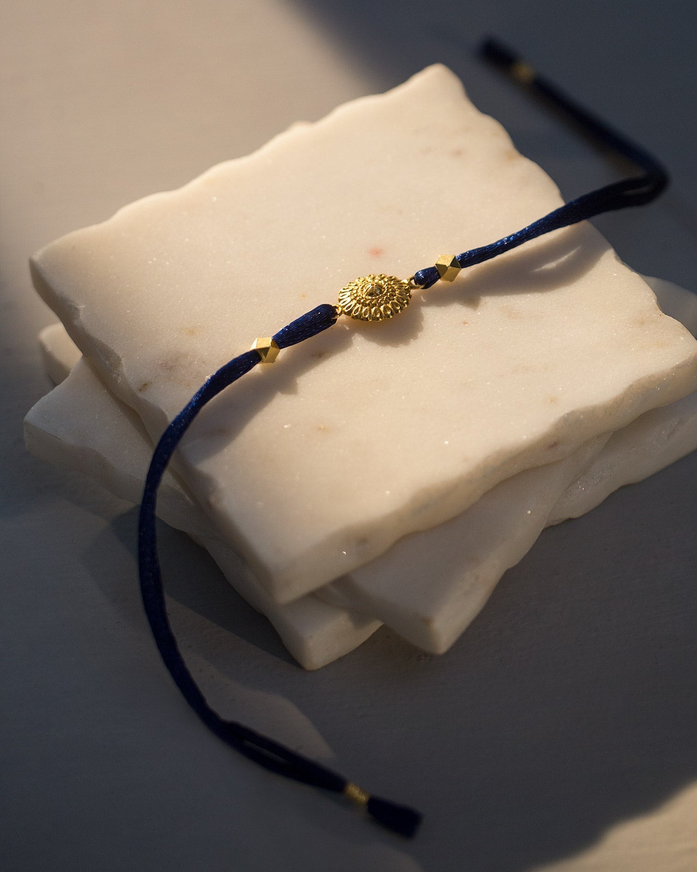 Mandala Rakhi - Gold