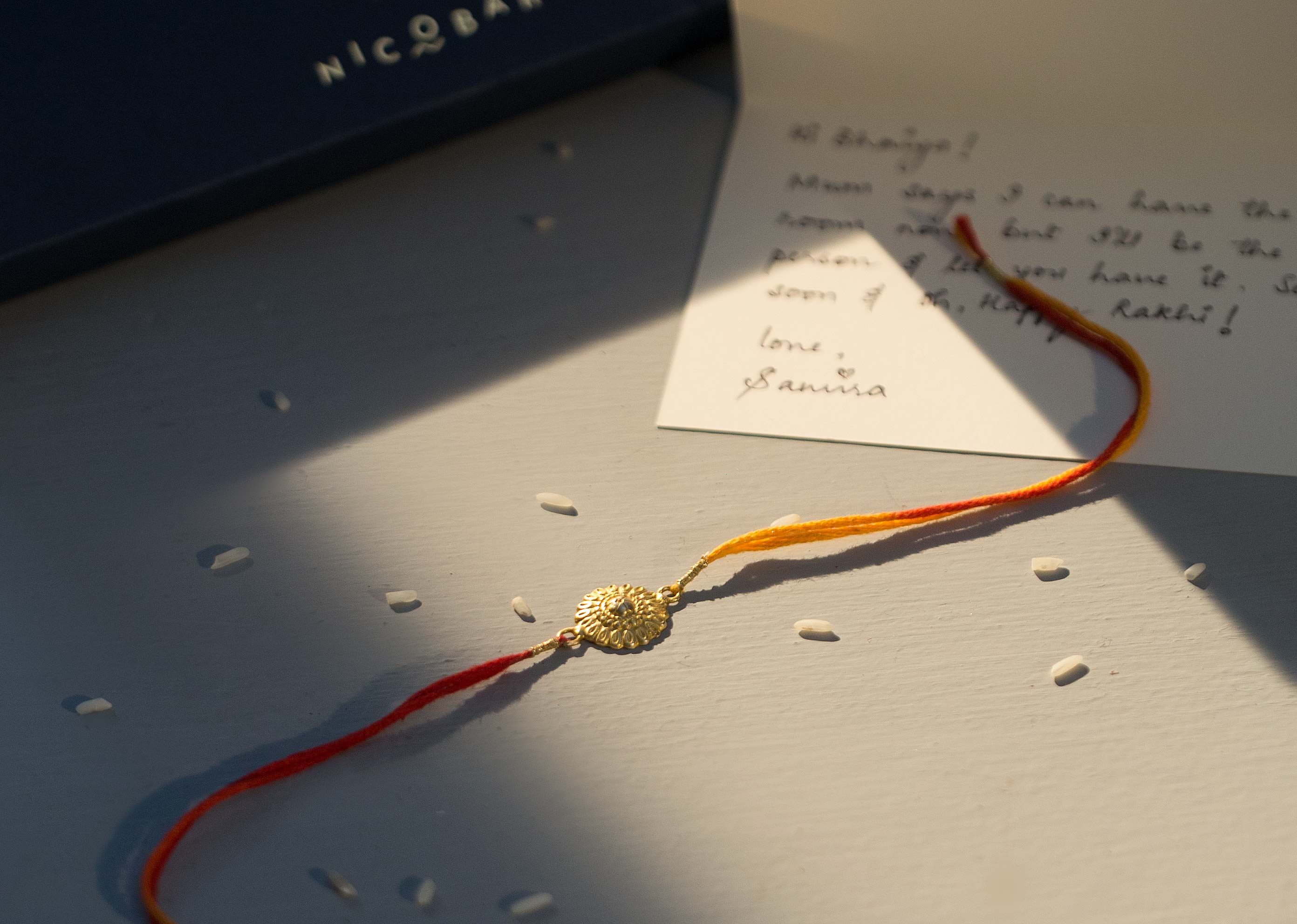 Mandala Rakhi - Saffron
