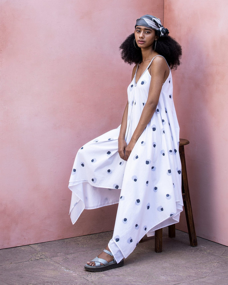 Handkerchief Dress - White