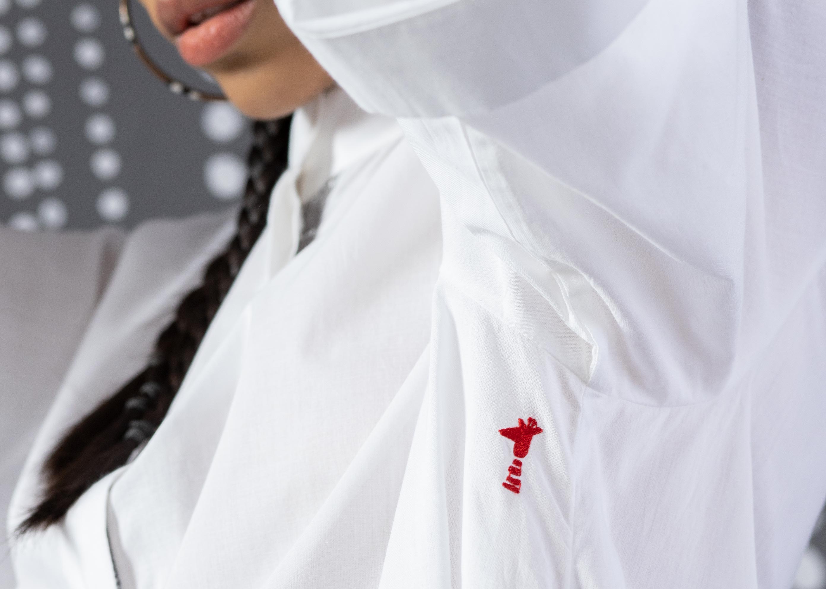 Long Shirt Kurta - White