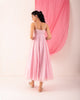 Long Strappy Dress - Pink