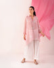 Patch Pocket Shirt - Pink & White