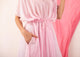Gathered Waist Kurta - Pink