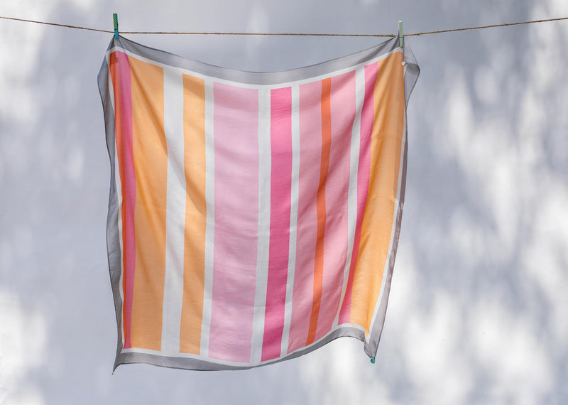 Candy Bar Striped Scarf