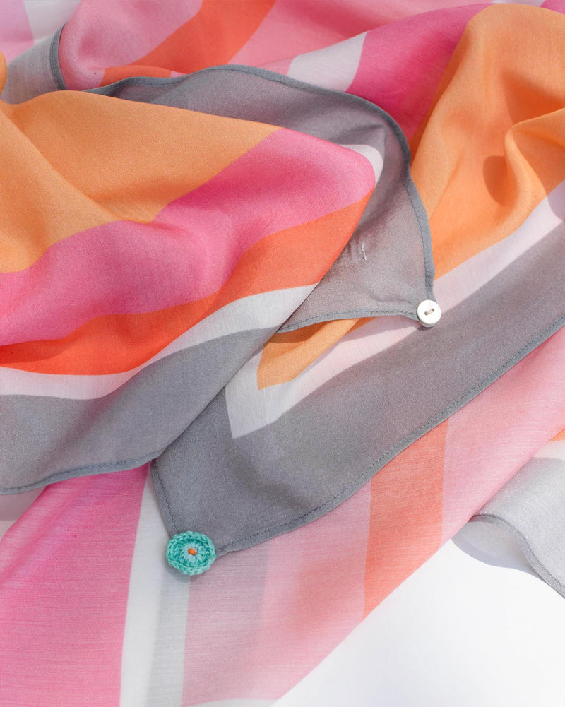 Candy Bar Striped Scarf