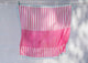 Pink Striped Scarf
