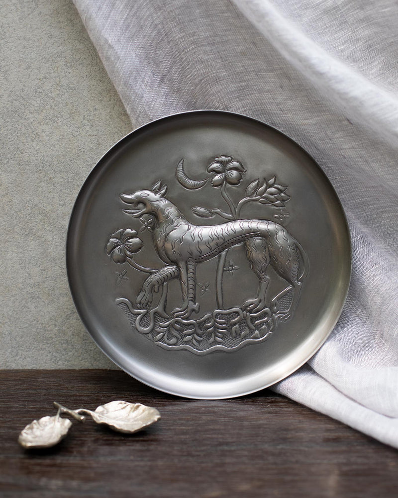 Embossed Tigris Trinket Dish