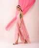 Handkerchief Dress - Pink & White