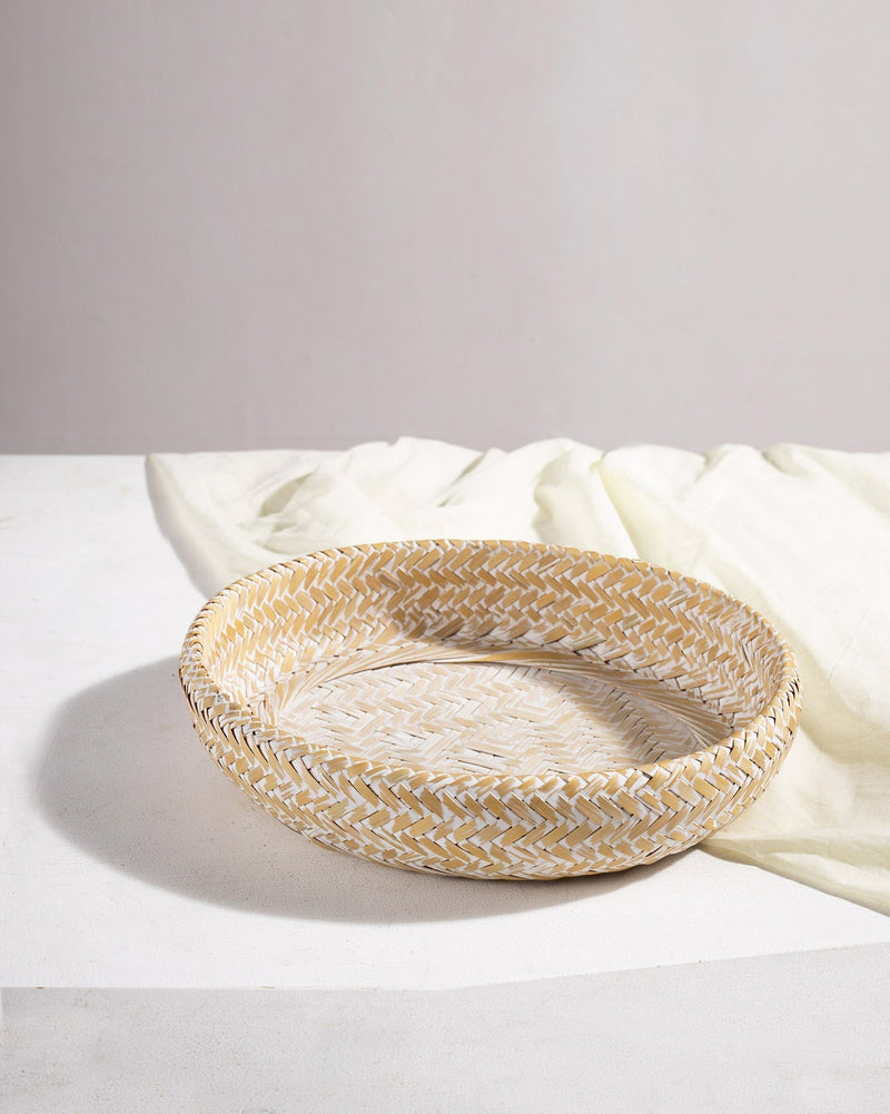 Double Walled Bamboo Bread Basket