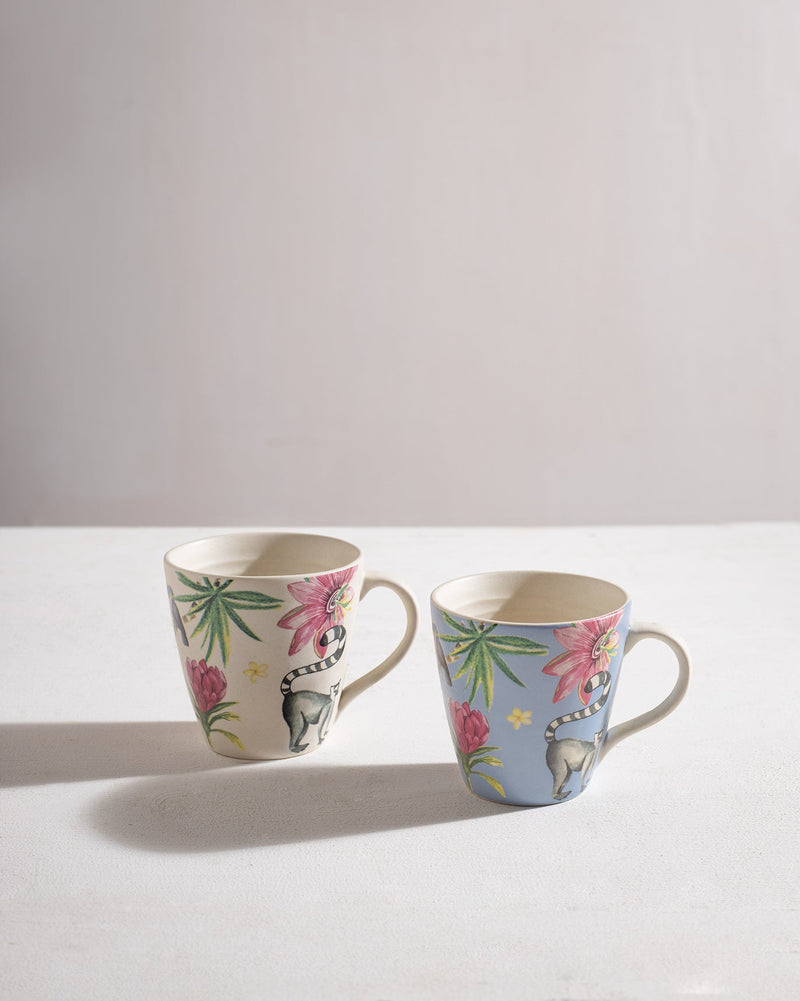Lemur Mugs (Set of 2)