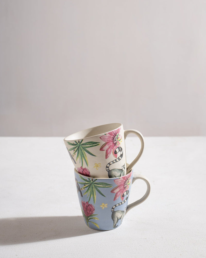 Lemur Mugs (Set of 2)